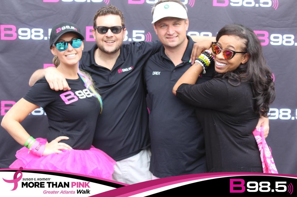 B985 At The Susan G Komen Greater Atlanta More Than Pink Walk B985 Fm