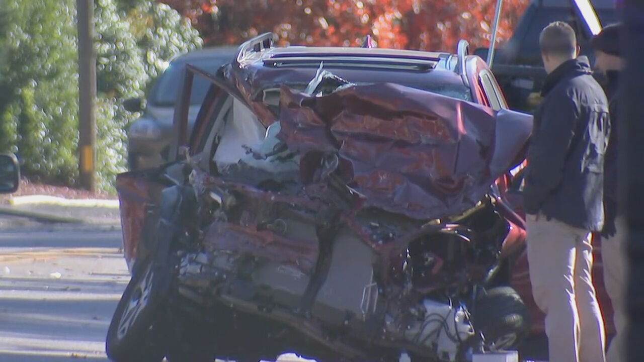 Woman, 79, dies when car and armored vehicle collide in Marshfield