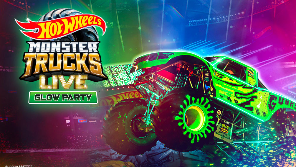 Hot Wheels Monster Trucks Live Glow Party is coming to