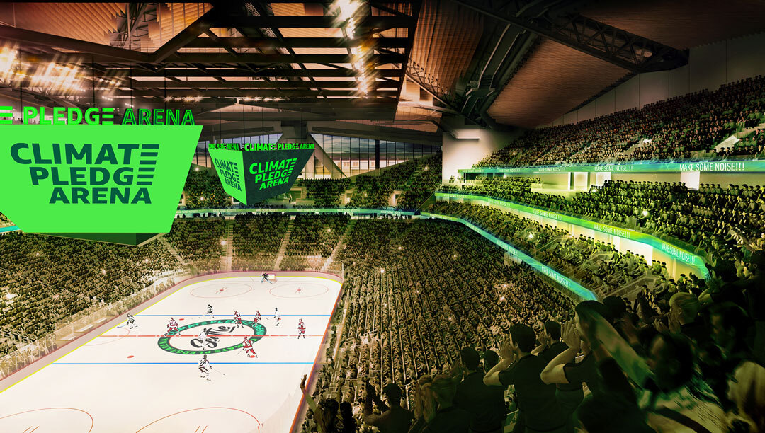 PHOTOS: Seattle Arena will be named Climate Pledge Arena – KIRO 7 News  Seattle