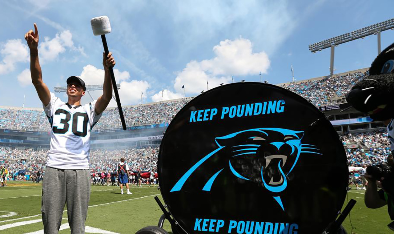 Wilson Carolina Panthers Keep Pounding Mini Football