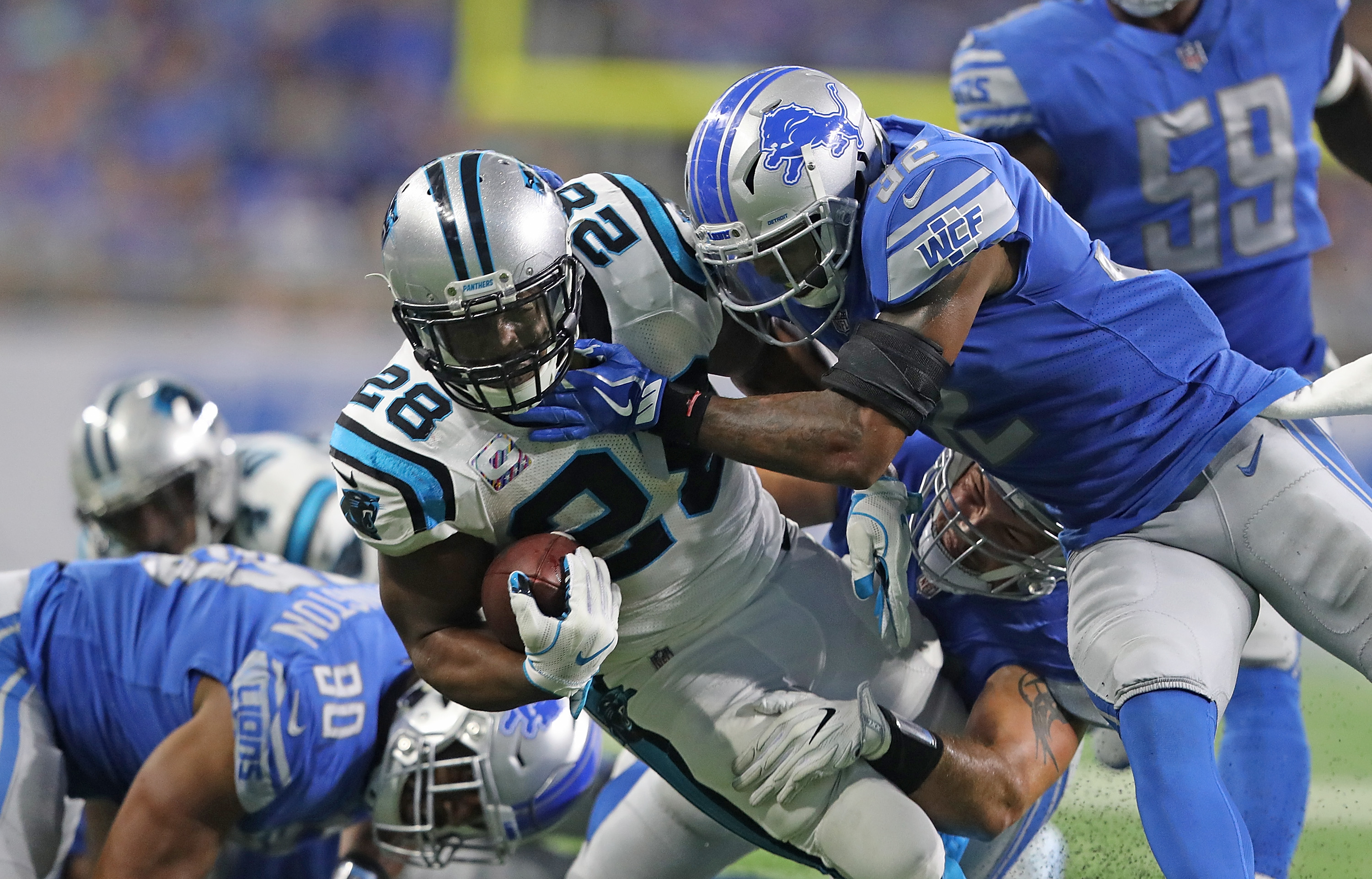 Panthers run past Lions 37-23, maintain division title hopes - The