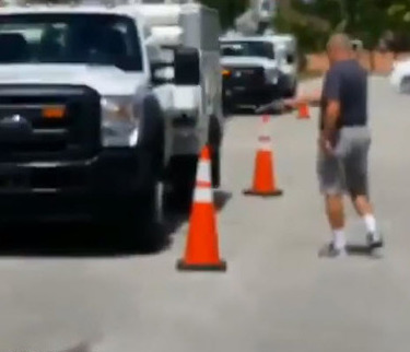 Angry Florida man shoots out tires of AT&T trucks parked outside his ...