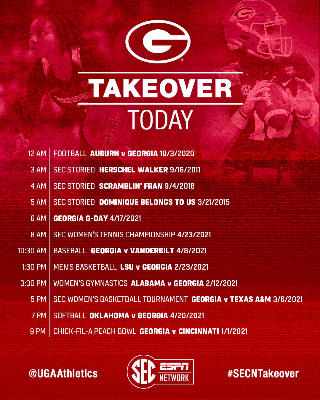 Bulldog Takeover Day on SEC Network WGAU