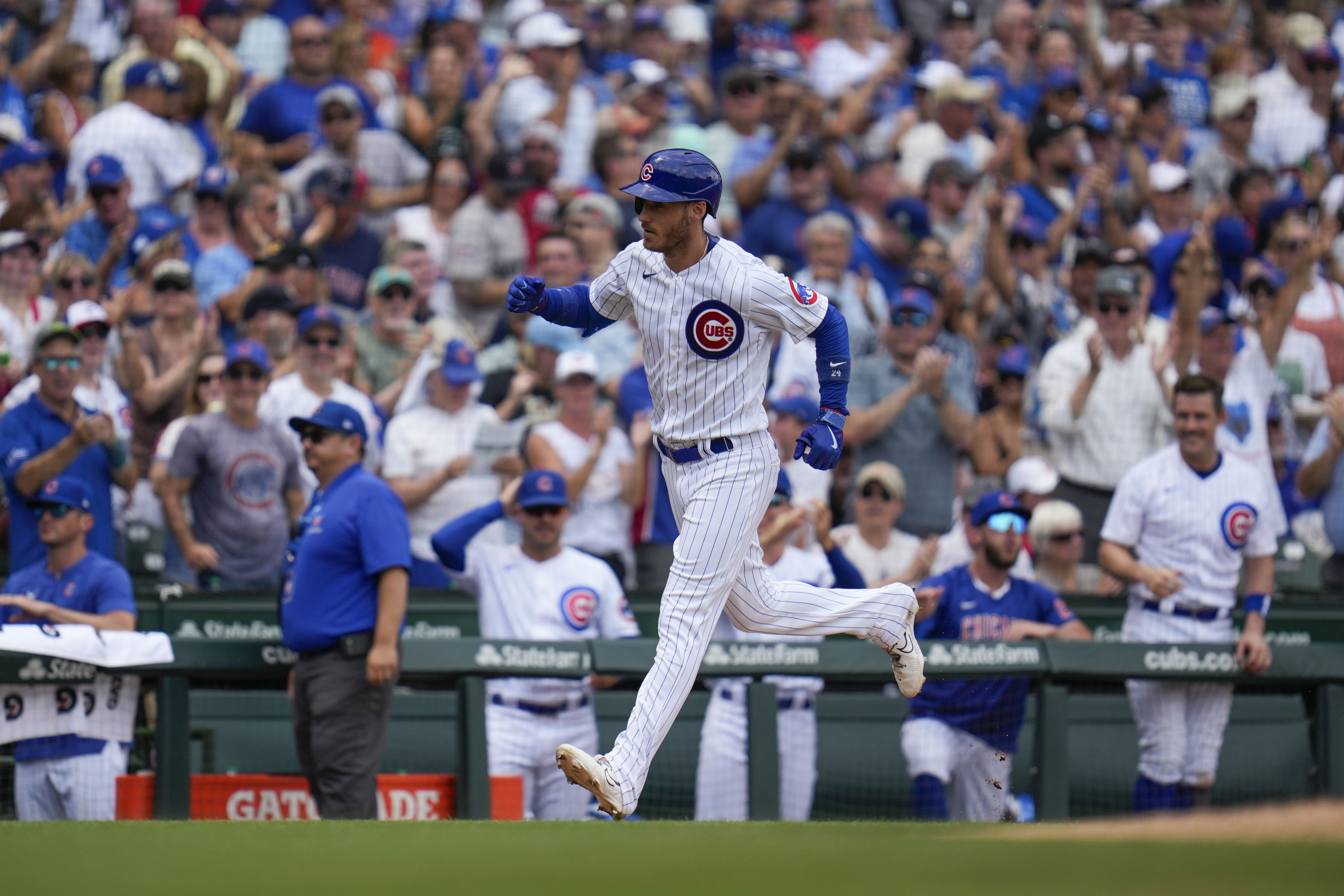 Cody Bellinger Hits a Grand Slam, Cubs Beat Red Sox 10-4