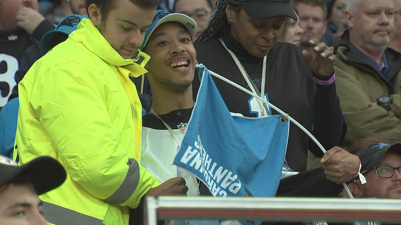 Carolina Panthers welcomed Chancellor Lee and Saundra Adams