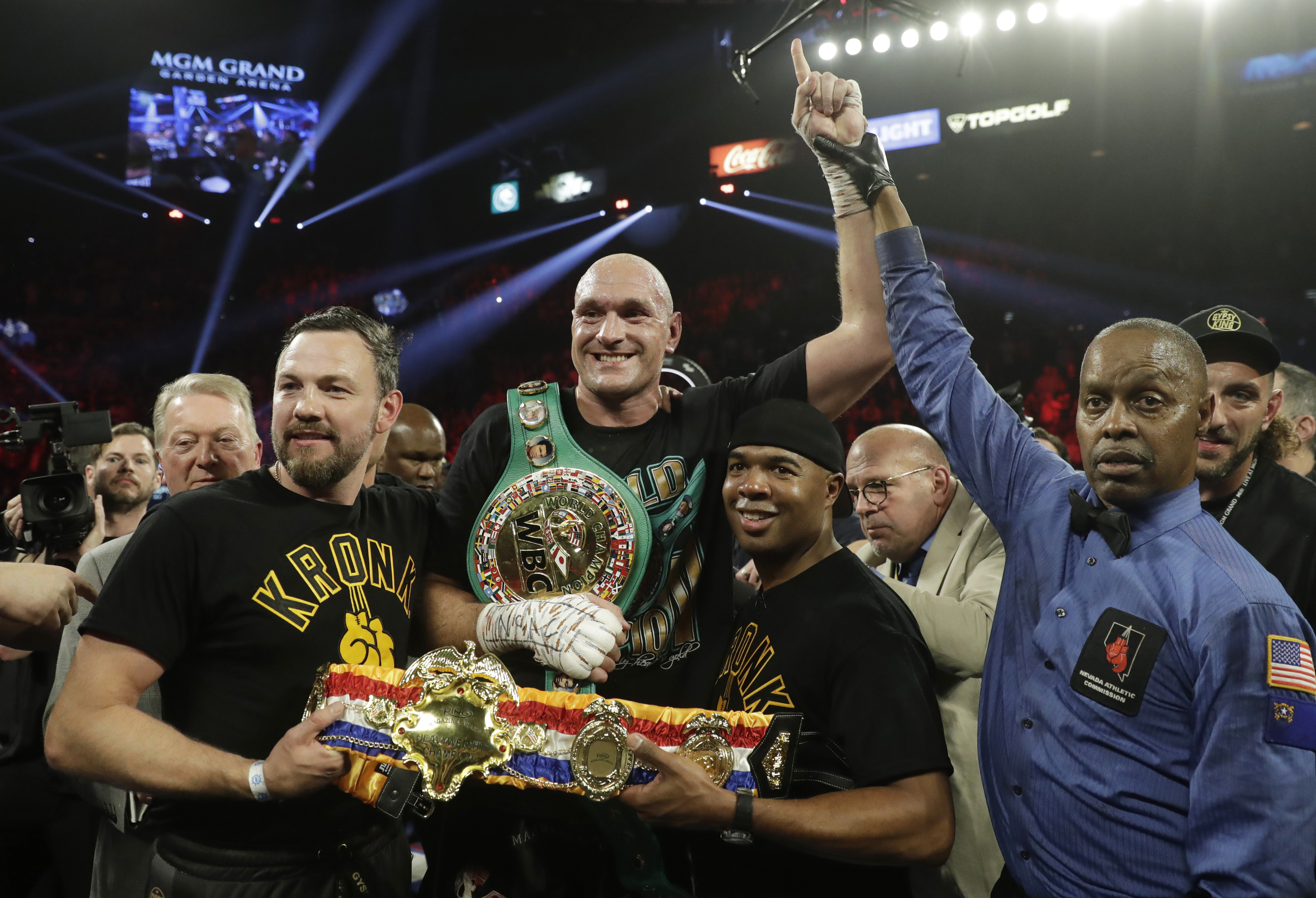 Photos: Tyson Fury beats Deontay Wilder to reclaim WBC heavyweight