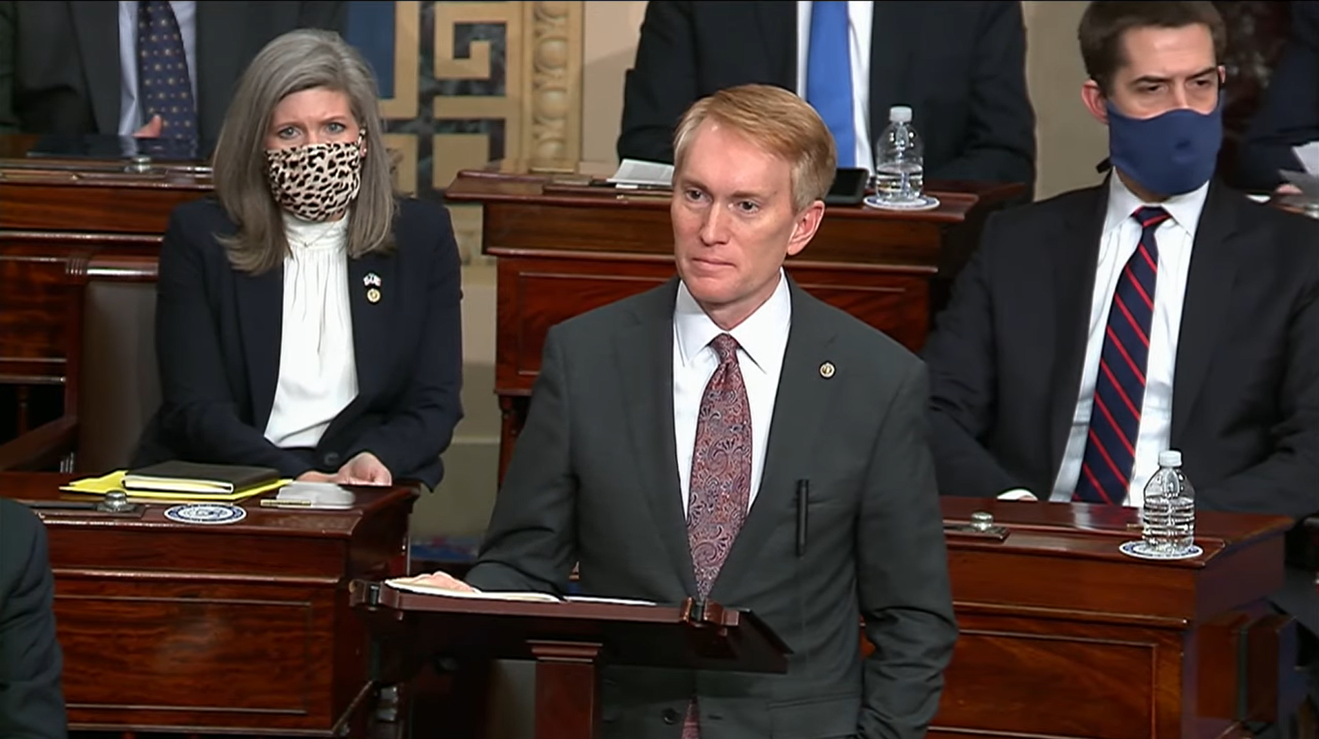 Sen. James Lankford speaks about protests and violence at the US Capitol