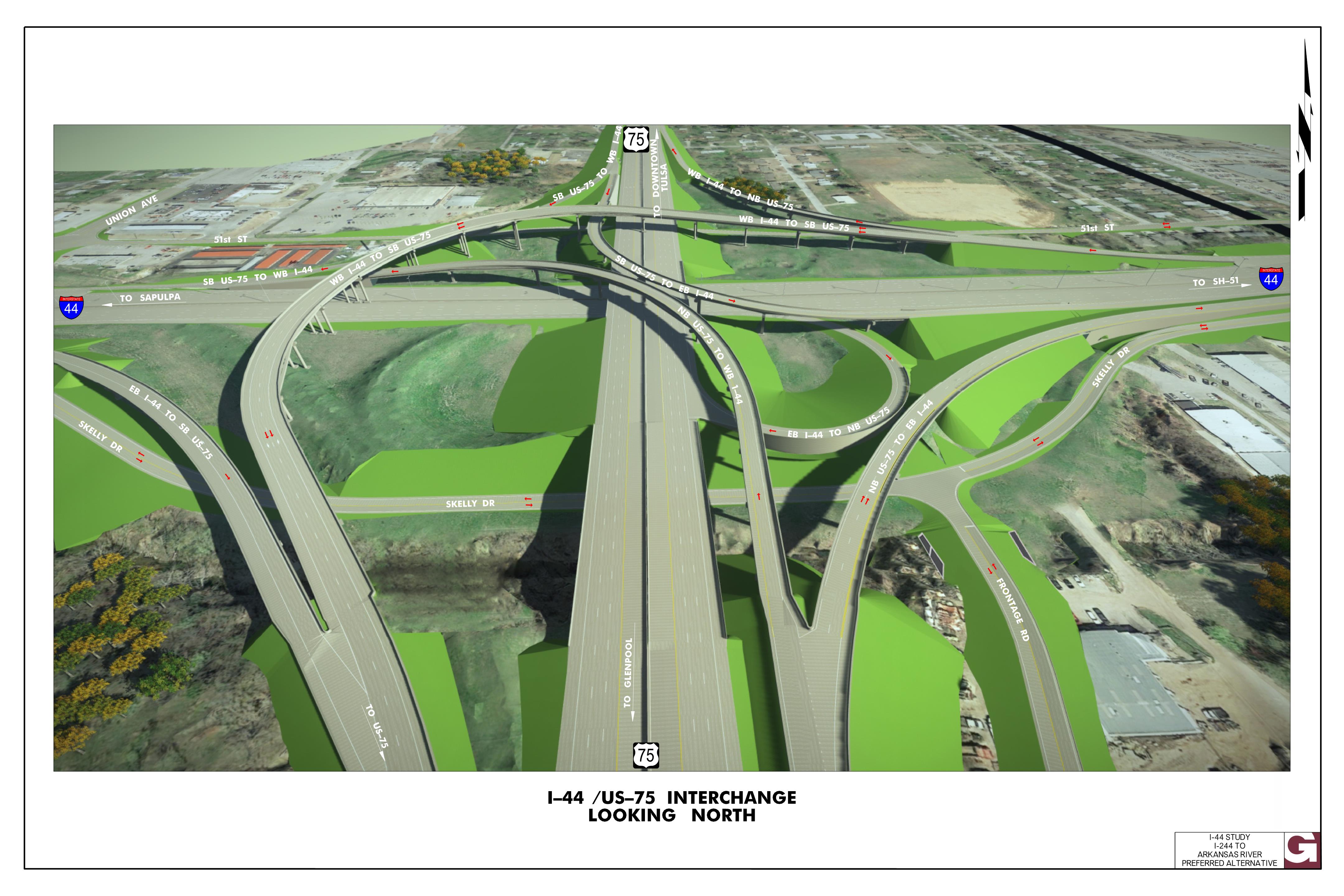 I-44 to be narrowed to one lane in each direction beginning Wednesday ...