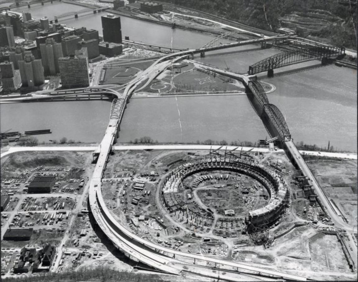 Three Rivers Stadium implosion in Pittsburgh: February 11, 2001