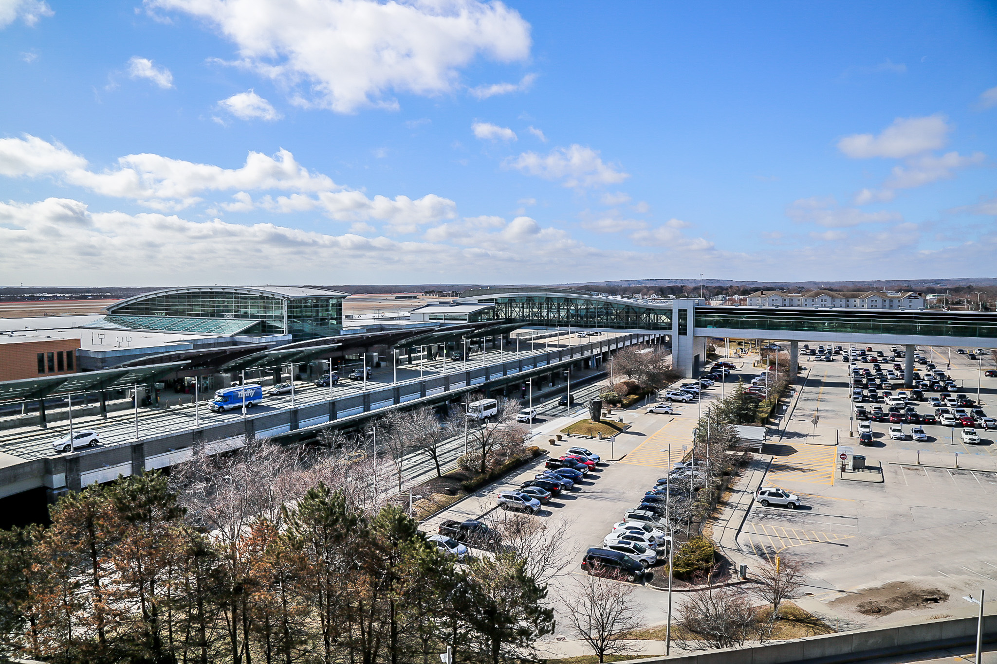 Official Airport of the New England Patriots - Rhode Island T. F.