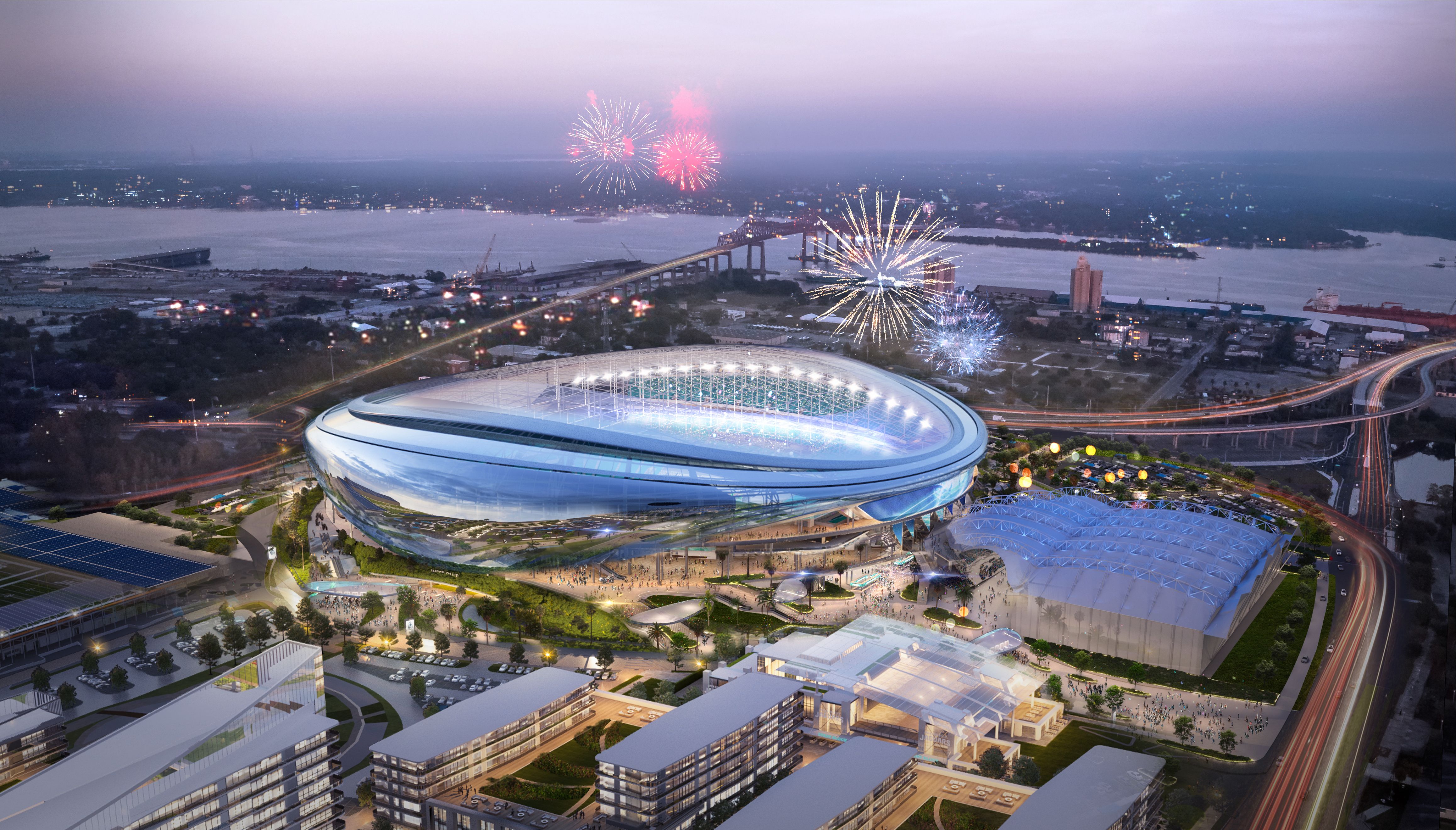 Jacksonville Jaguars unveil plans for 'stadium of the future', Latest  Weather Clips