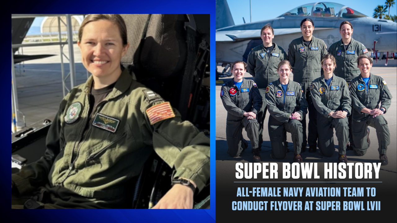 All female military flyover to take place for Super Bowl