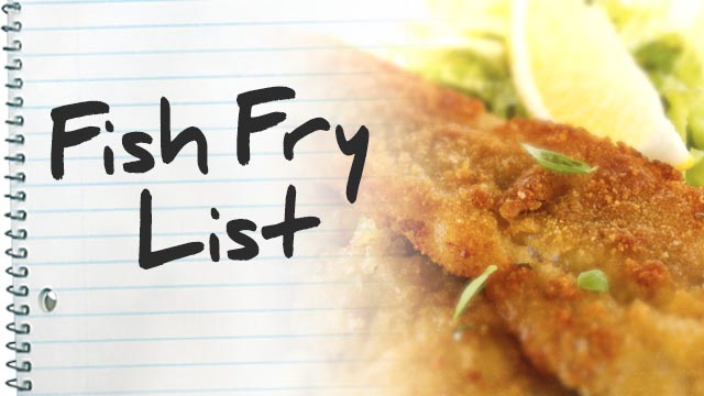 fish fry list graphic