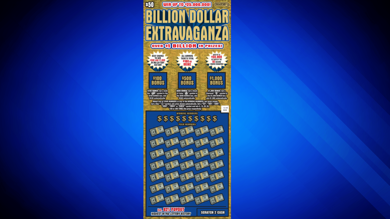 Mass. Lottery unveils new $50 scratch ticket that offers solid odds of  winning – Boston 25 News