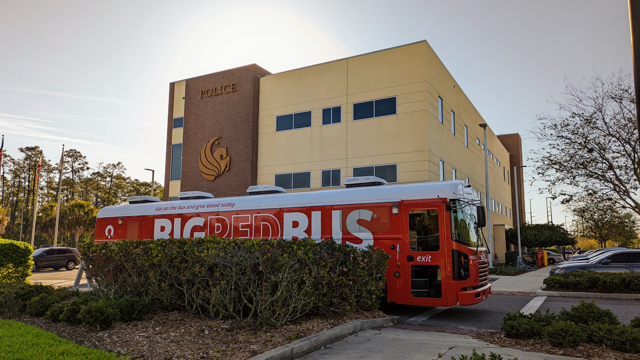 Big Red Bus Blood Drive — First Baptist Church