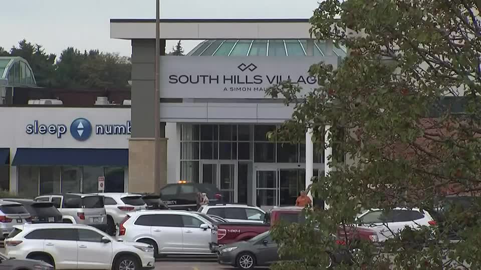 Steelers Sideline Store at South Hills Village Mall across from the hotel