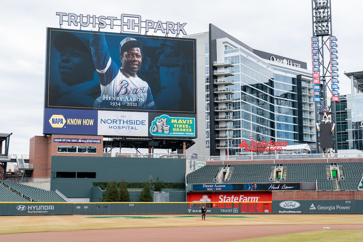 Braves Retail on X: It's Hank Aaron Weekend at @TruistPark! The