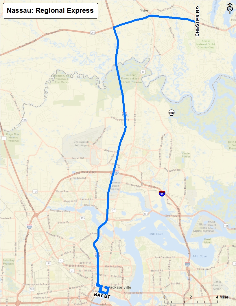 JTA announces new route from Yulee into downtown Jacksonville starting