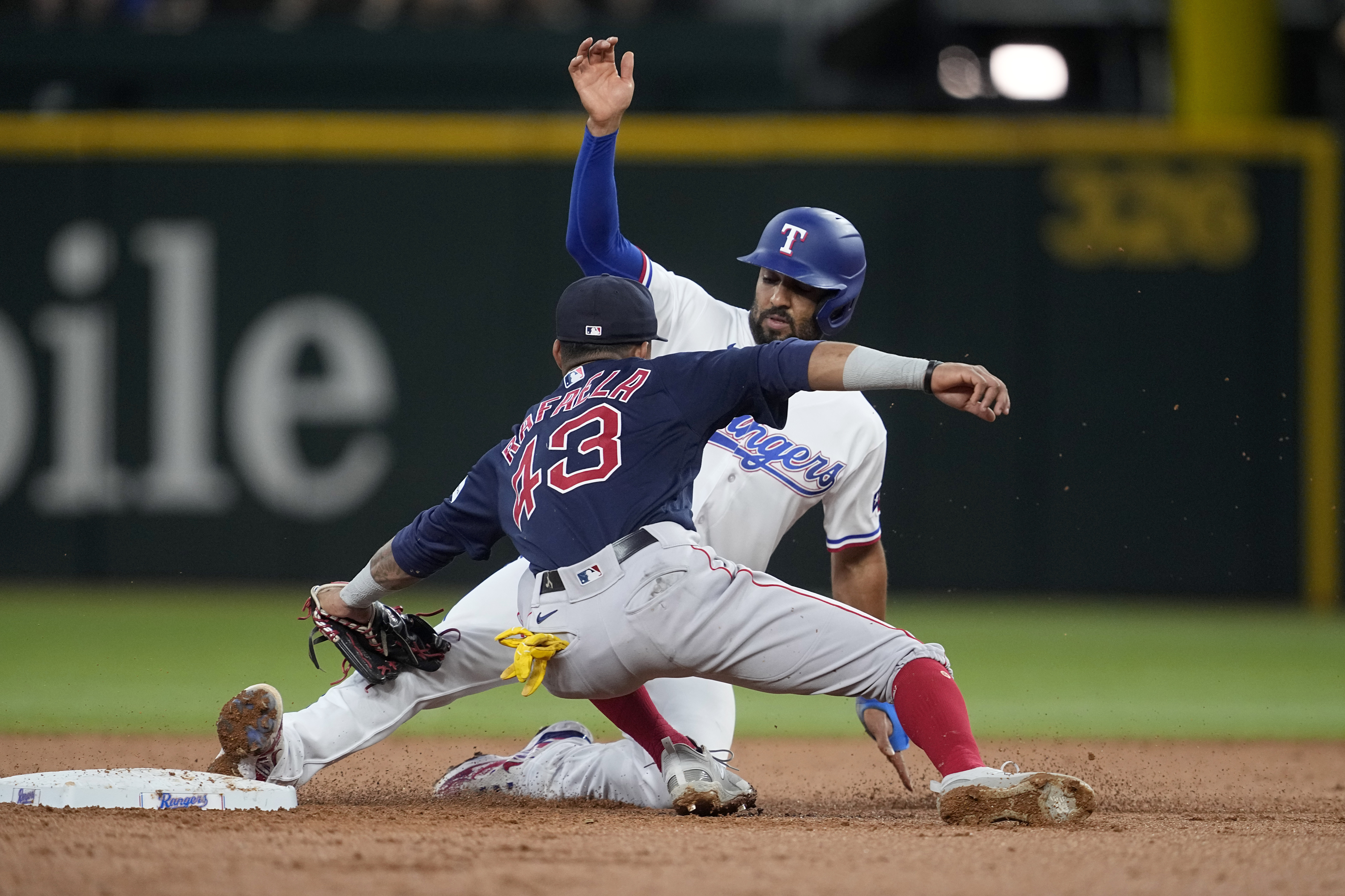Playoff-chasing Rangers hit 4 homers in a 15-5 win over Red Sox