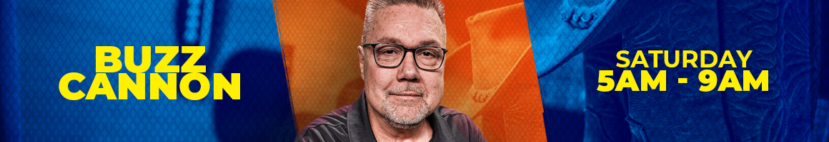 Buzz Cannon - Saturdays 5 AM to 9 AM