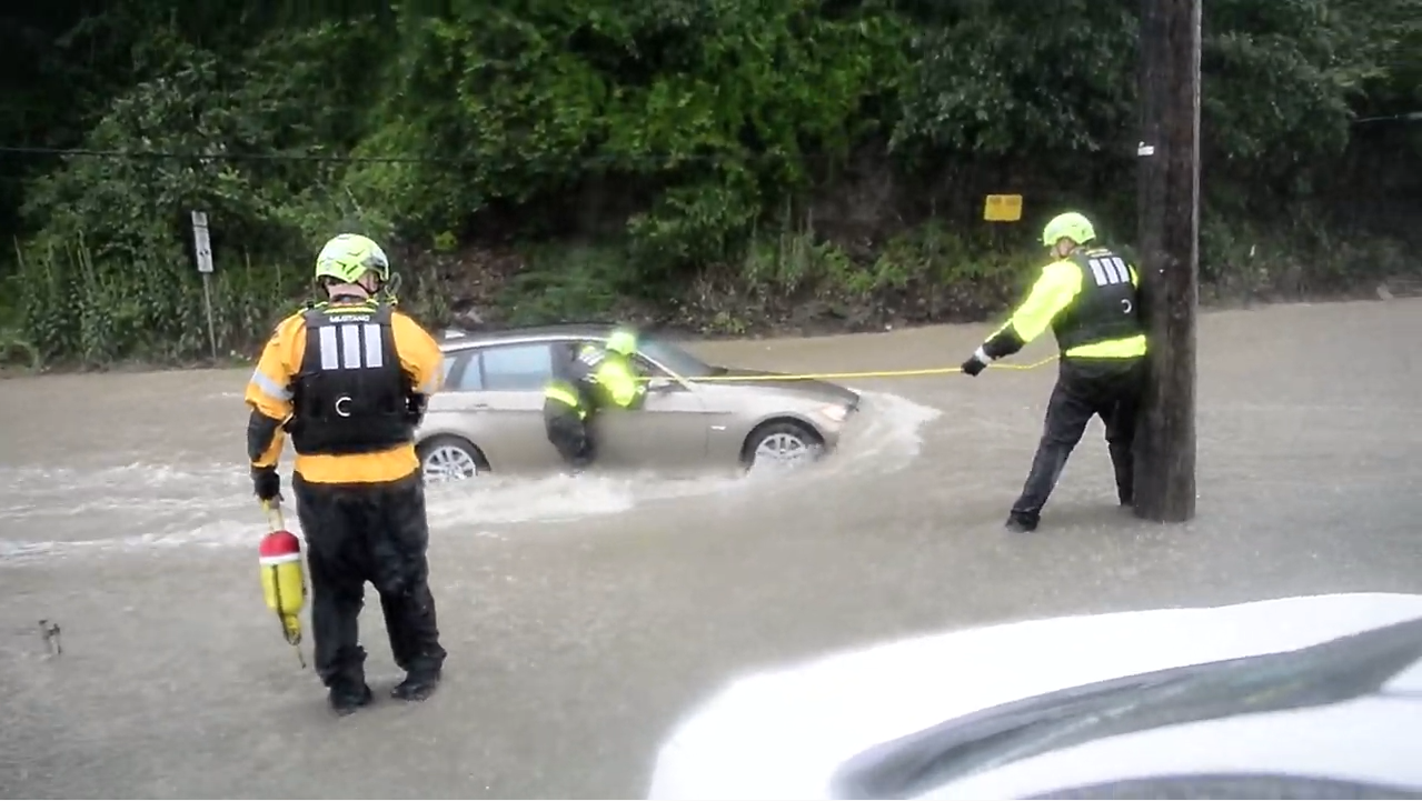 Areas south of Pittsburgh again dealing with high water issues after storms move through