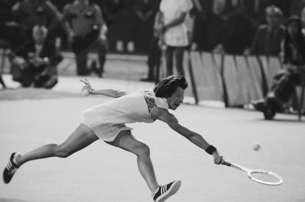 Tennis Dress Worn by Billie Jean King in Battle of the Sexes Match Needed  Last-Minute Sparkle - Threads