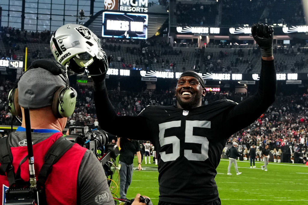 Raiders' Chandler Jones absent at practice