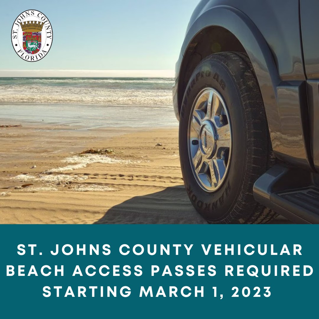 Beach Parks, Beach Driving Access, St Johns County