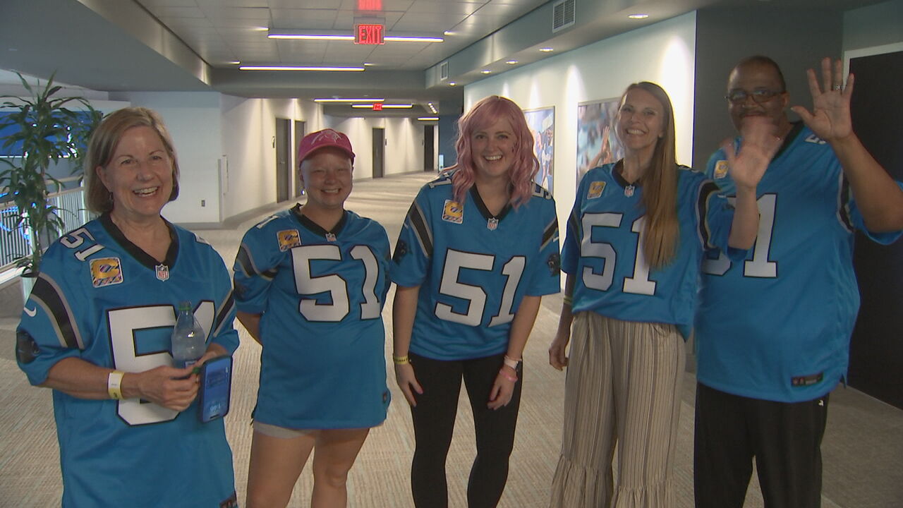 Panthers honor breast cancer survivors before game – WSOC TV