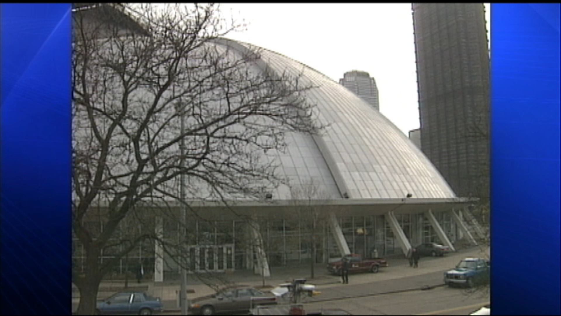 Pittsburgh Penguins Civic Arena Ornament, Stanley Cup Arena Roof