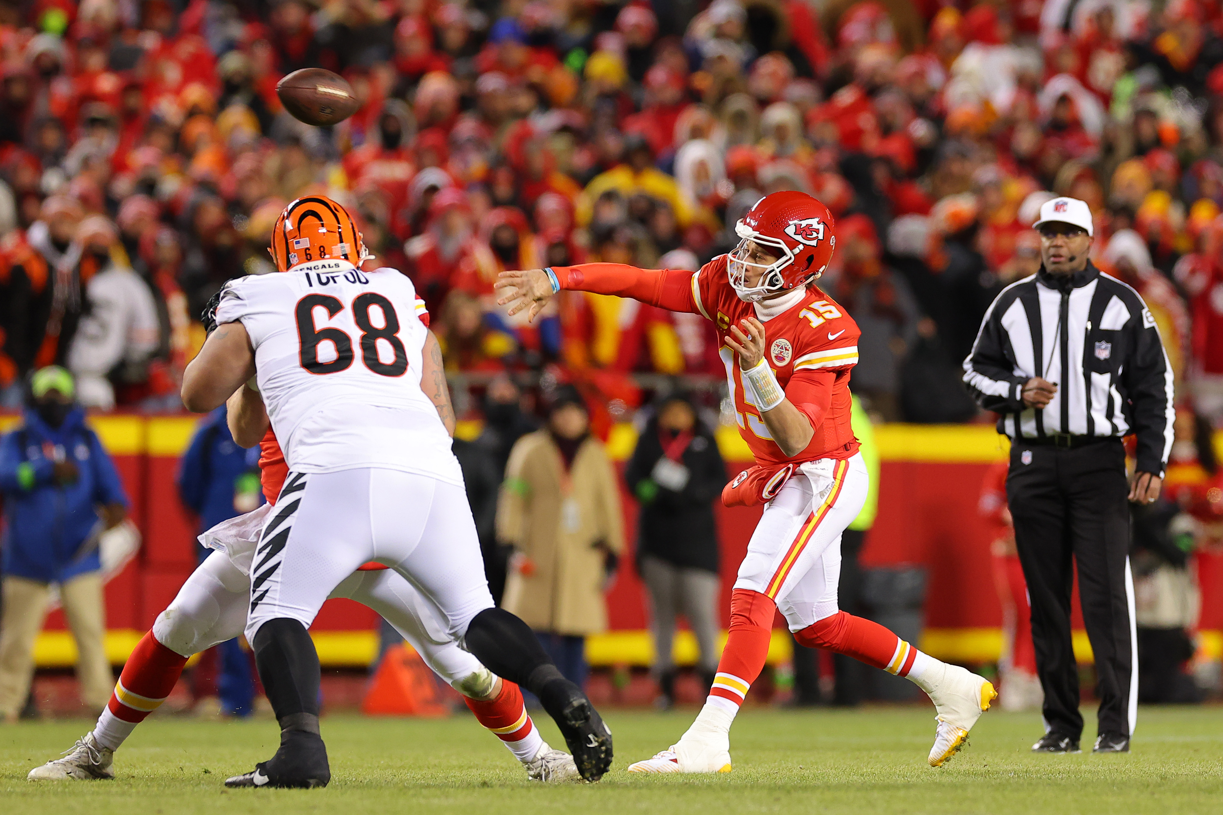 Chiefs beat Bengals in AFC title game after late penalty sparks winning  field goal