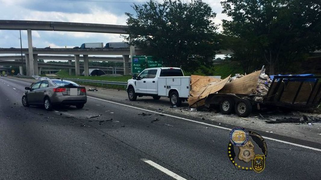 Pedestrian Hit By A Vehicle On I-285 In Multi-car Accident