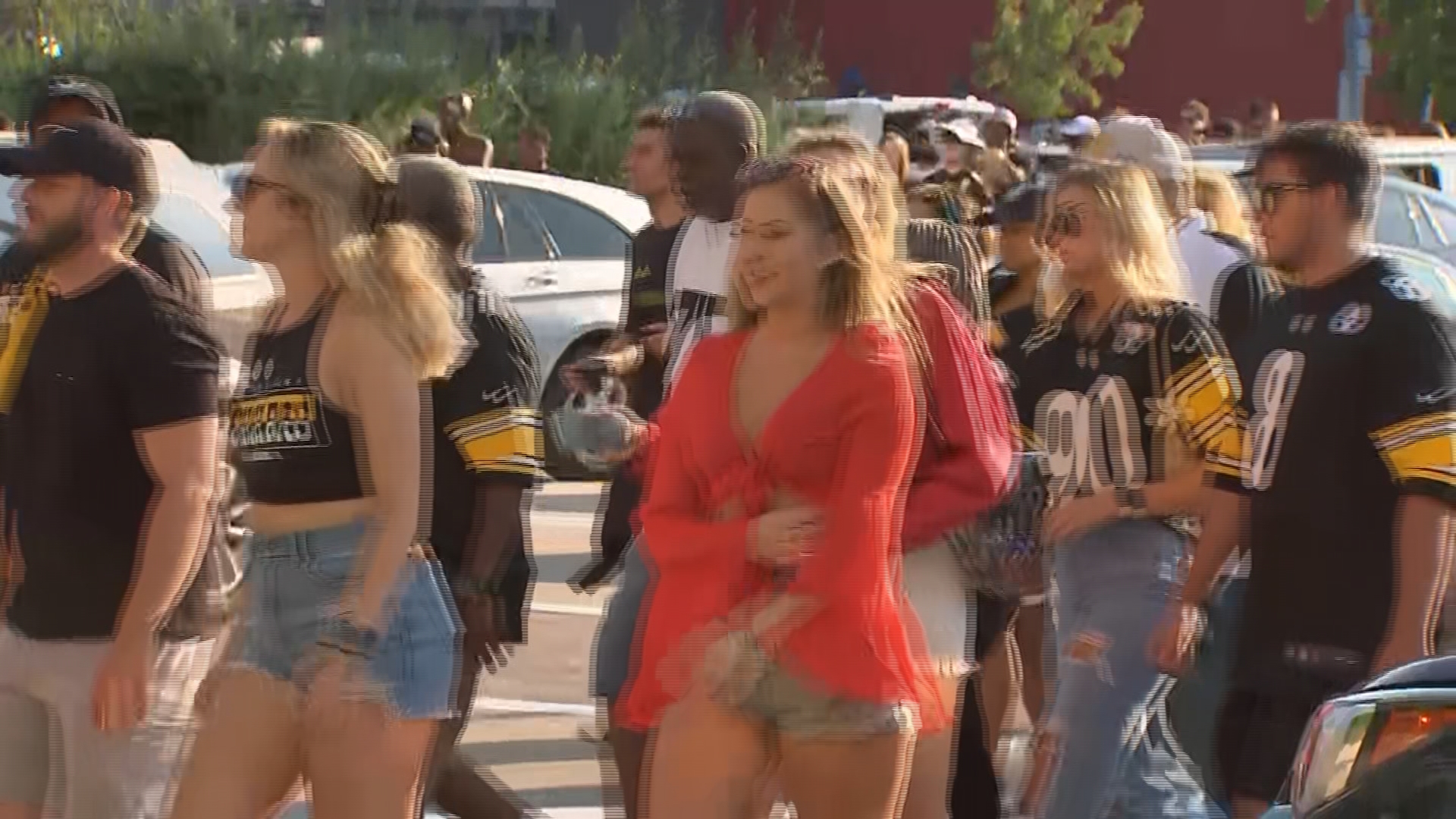 PHOTOS: Fans visit Acrisure Stadium for first Steelers preseason game held  at home – WPXI