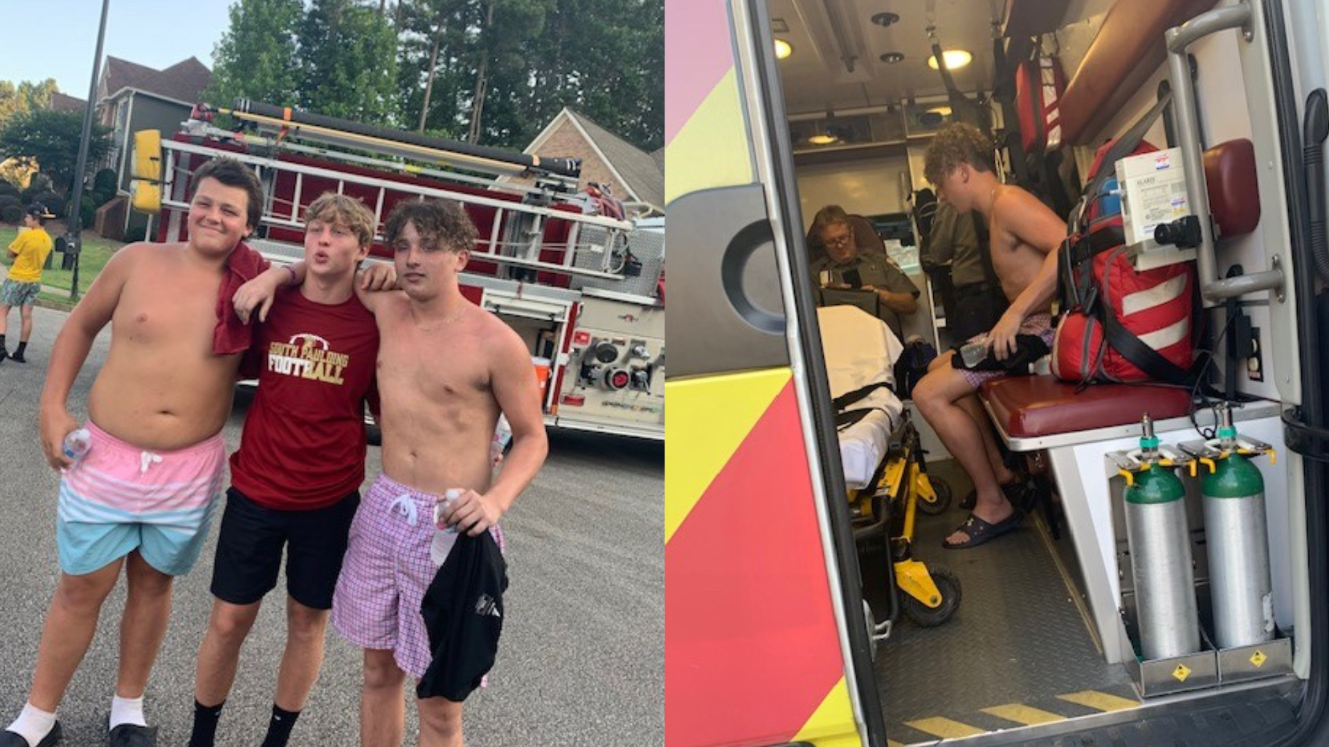 3 GA high school football players hailed as heroes for helping save person, pets from fire