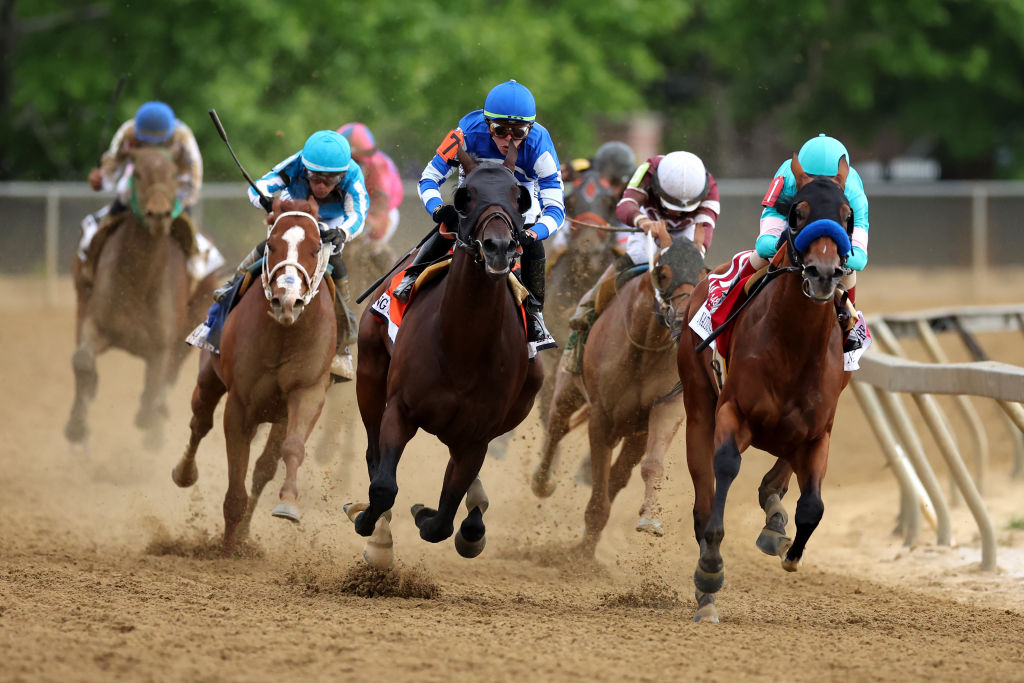 National Treasure wins Preakness Stakes, denying Mage Triple Crown bid with Belmont  Stakes looming