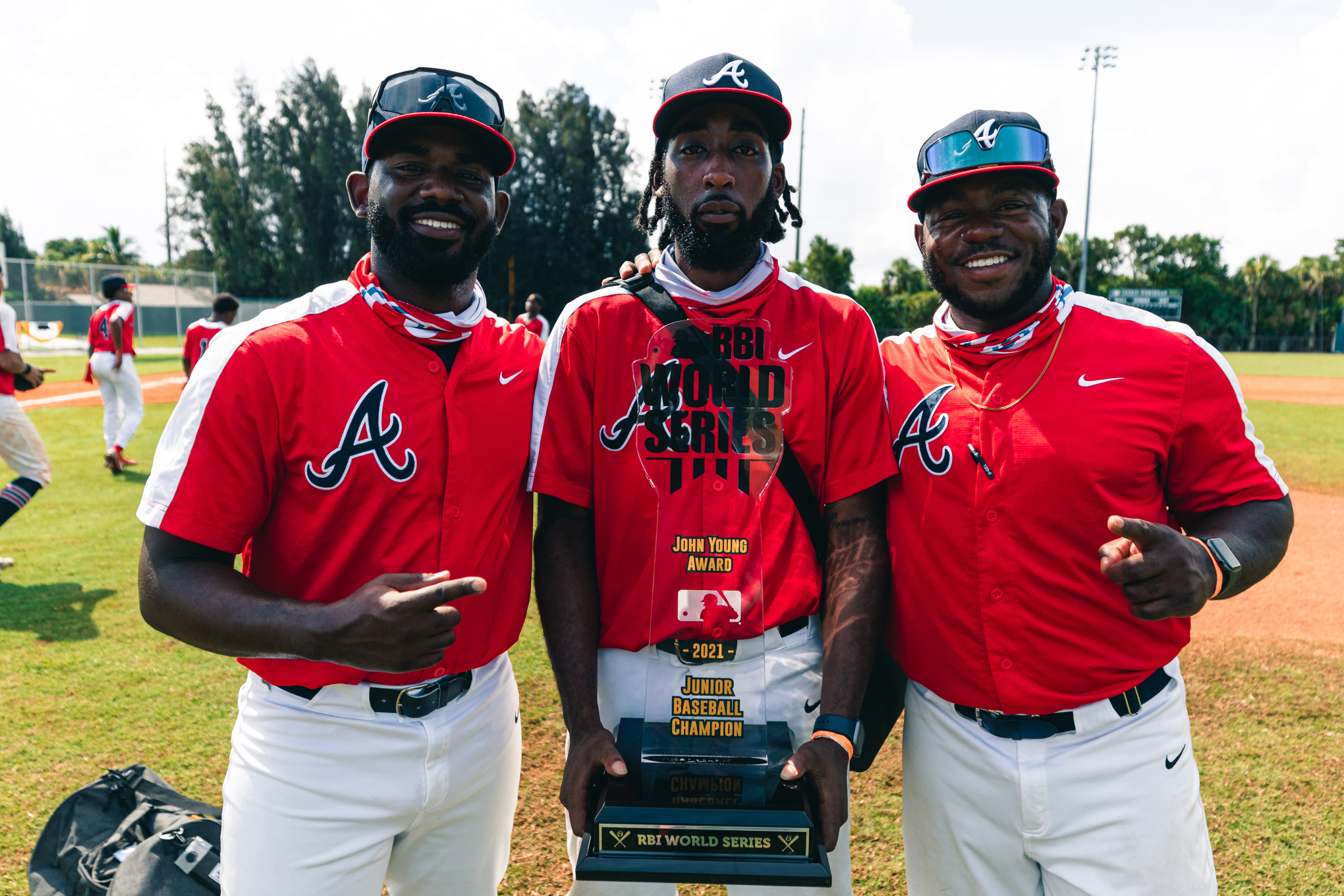 X 上的Atlanta Braves：「Congratulations to the Atlanta Braves RBI team for  winning the Junior Division Championship of the 2021 @MLBRBI World Series!   / X