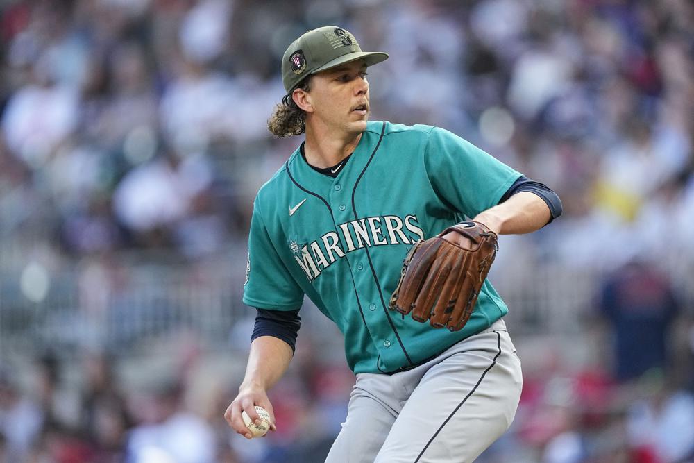 Logan Gilbert splits lightning, Eugenio Suárez returns to power and  embraces the trident, and the Seattle Mariners storm to victory in Atlanta.  - Lookout Landing