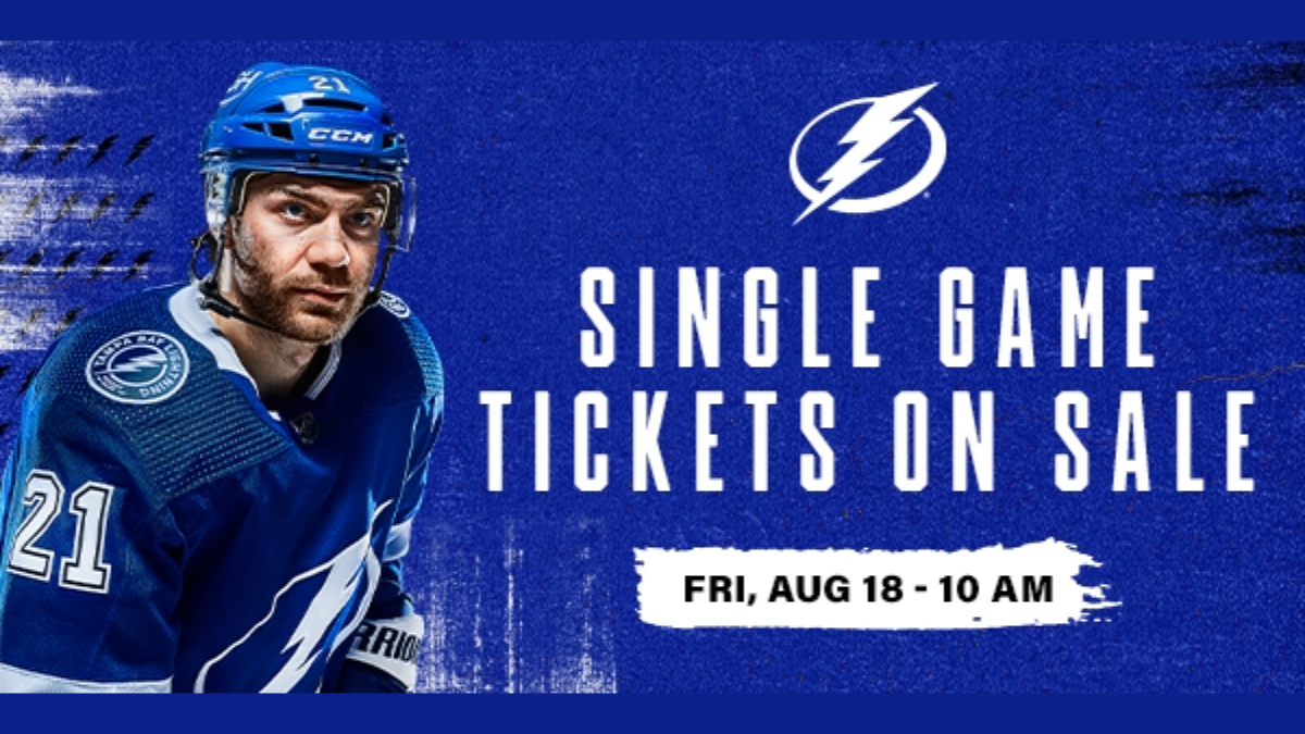 Tampa Bay Lightning 2023-24 season tickets go on sale soon