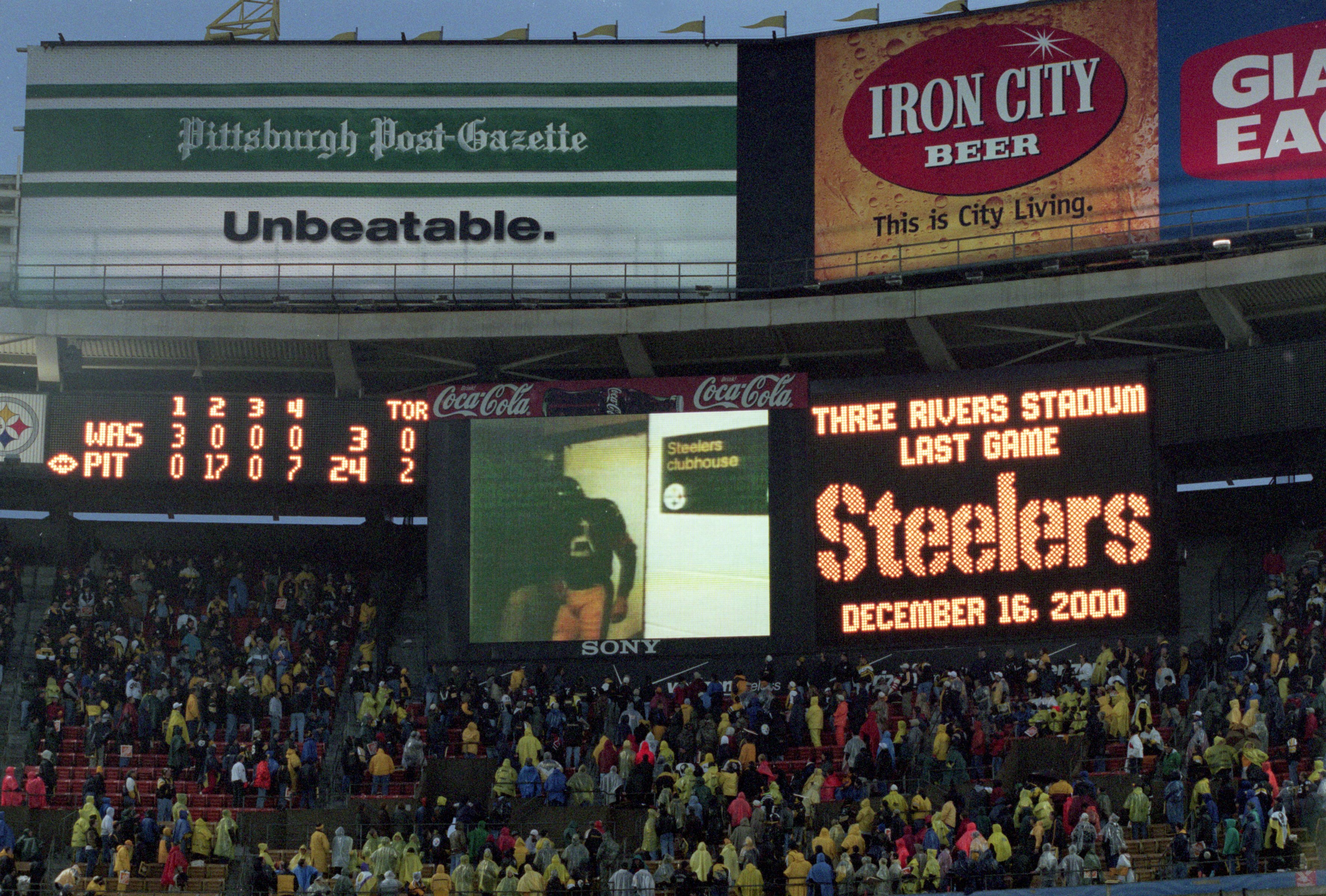 Pittsburgh Steelers Jack Ham Framed Photo with a piece of Three Rivers  Stadium Turf