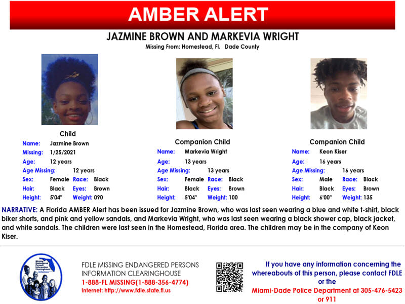 Amber Alert Canceled After Missing Children Were Found Safe Action News Jax