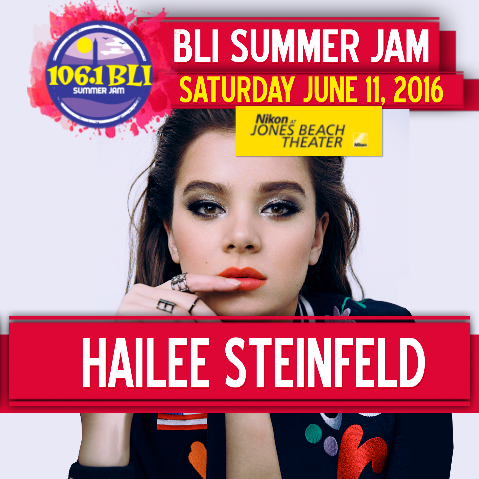 PICS Hailee Steinfeld at BLI Summer Jam 106.1 BLI