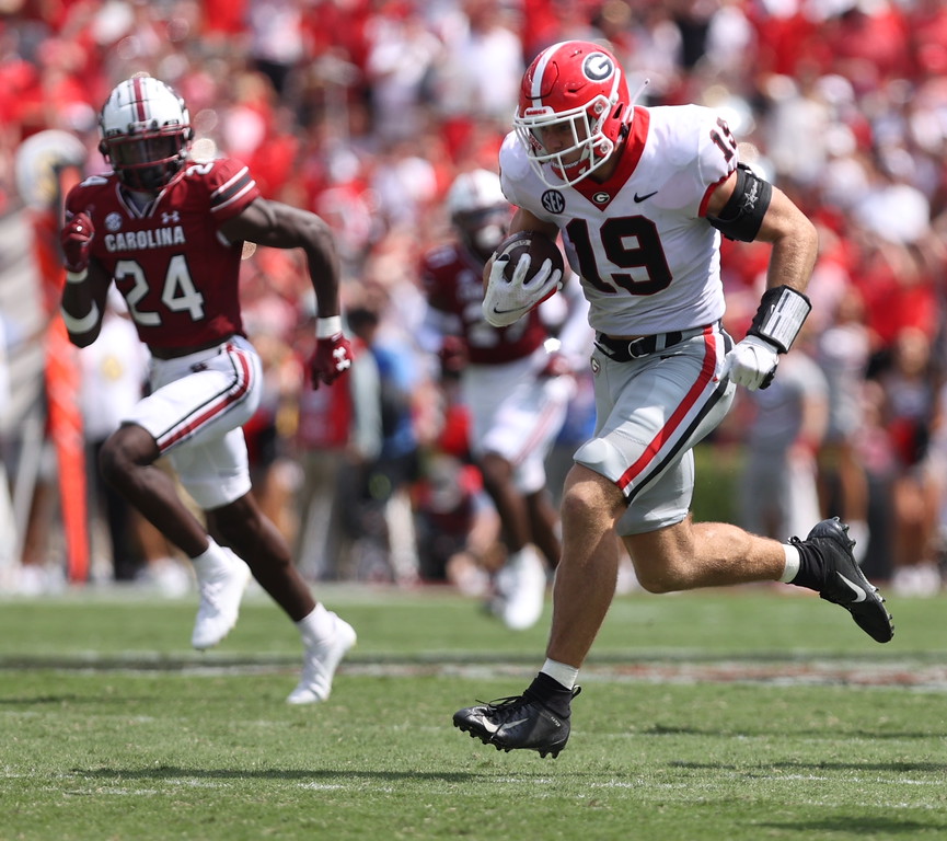 The Georgia Football Brock Bowers John Mackey Award Winner Home