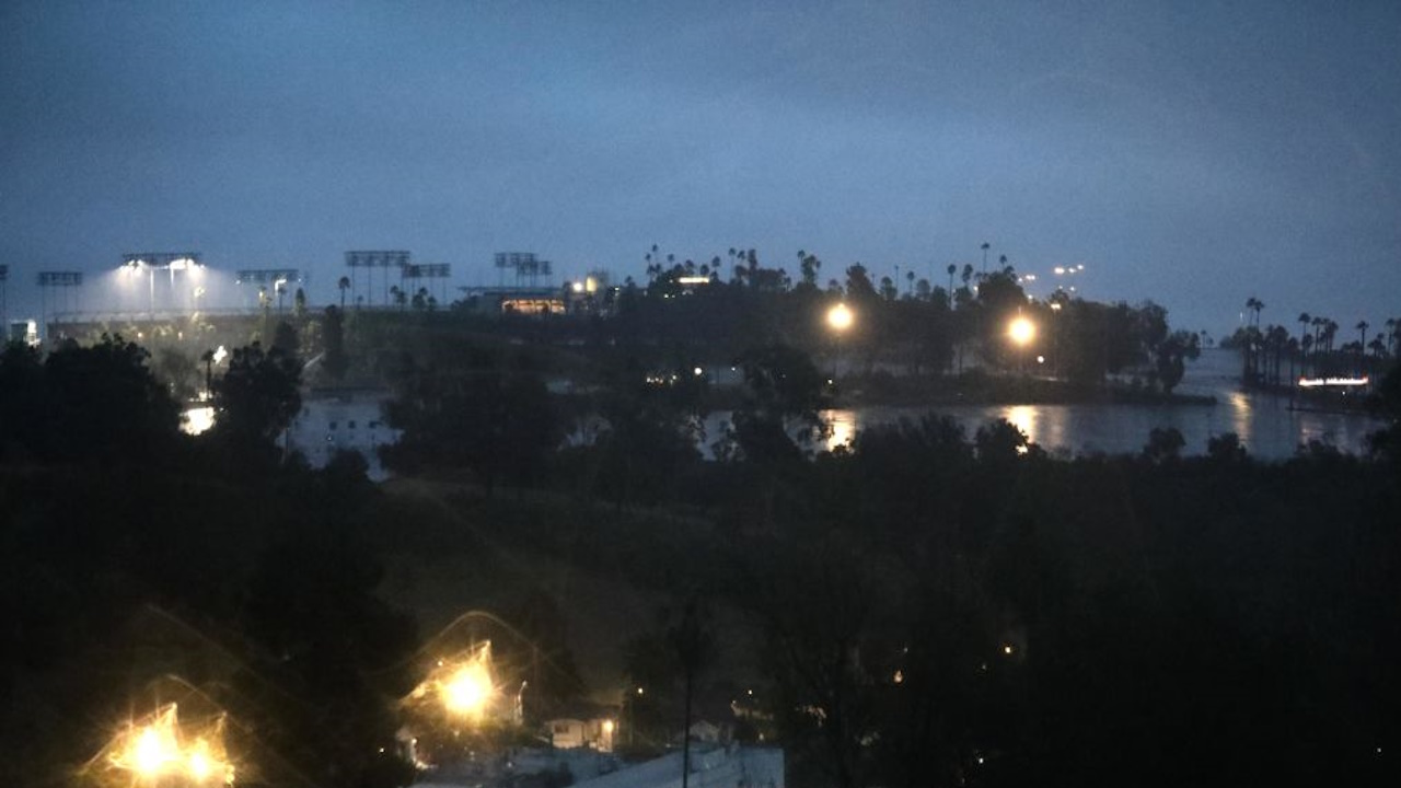 Dodger Stadium 'fine' despite viral Hilary flooding images