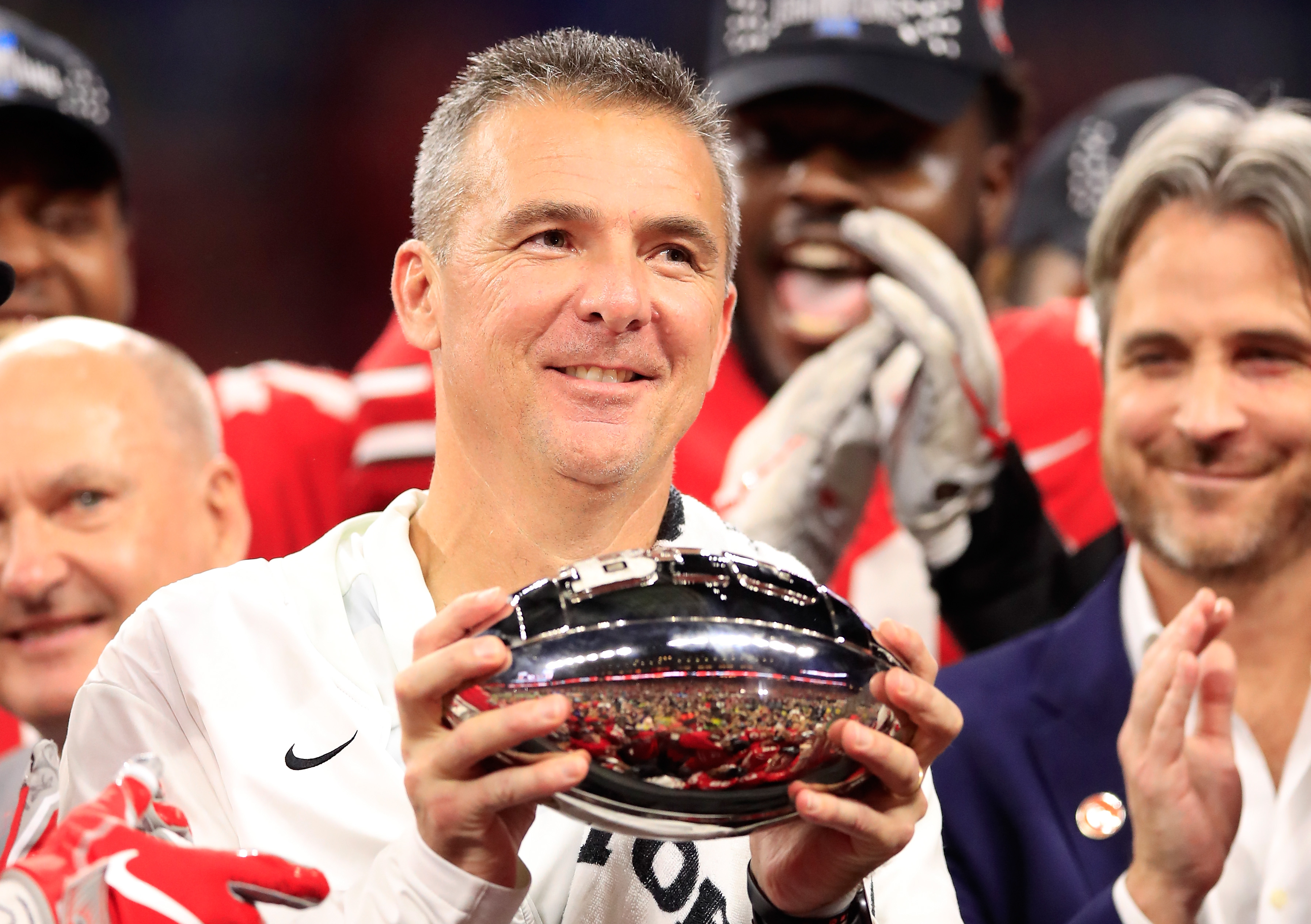 Jaguars Coach Urban Meyer visits USS Delbert D. Black > United States Navy  > News Stories