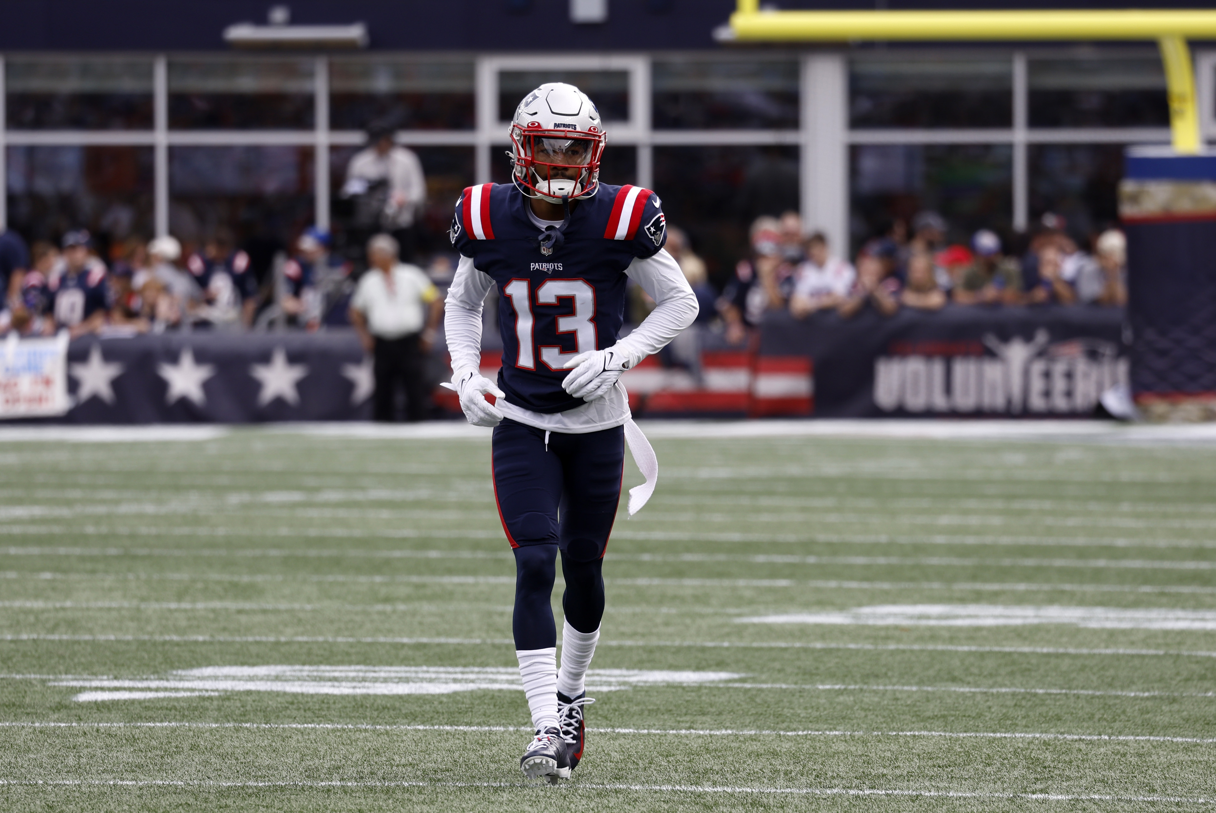 Patriots' Lawrence Guy on the field at training camp