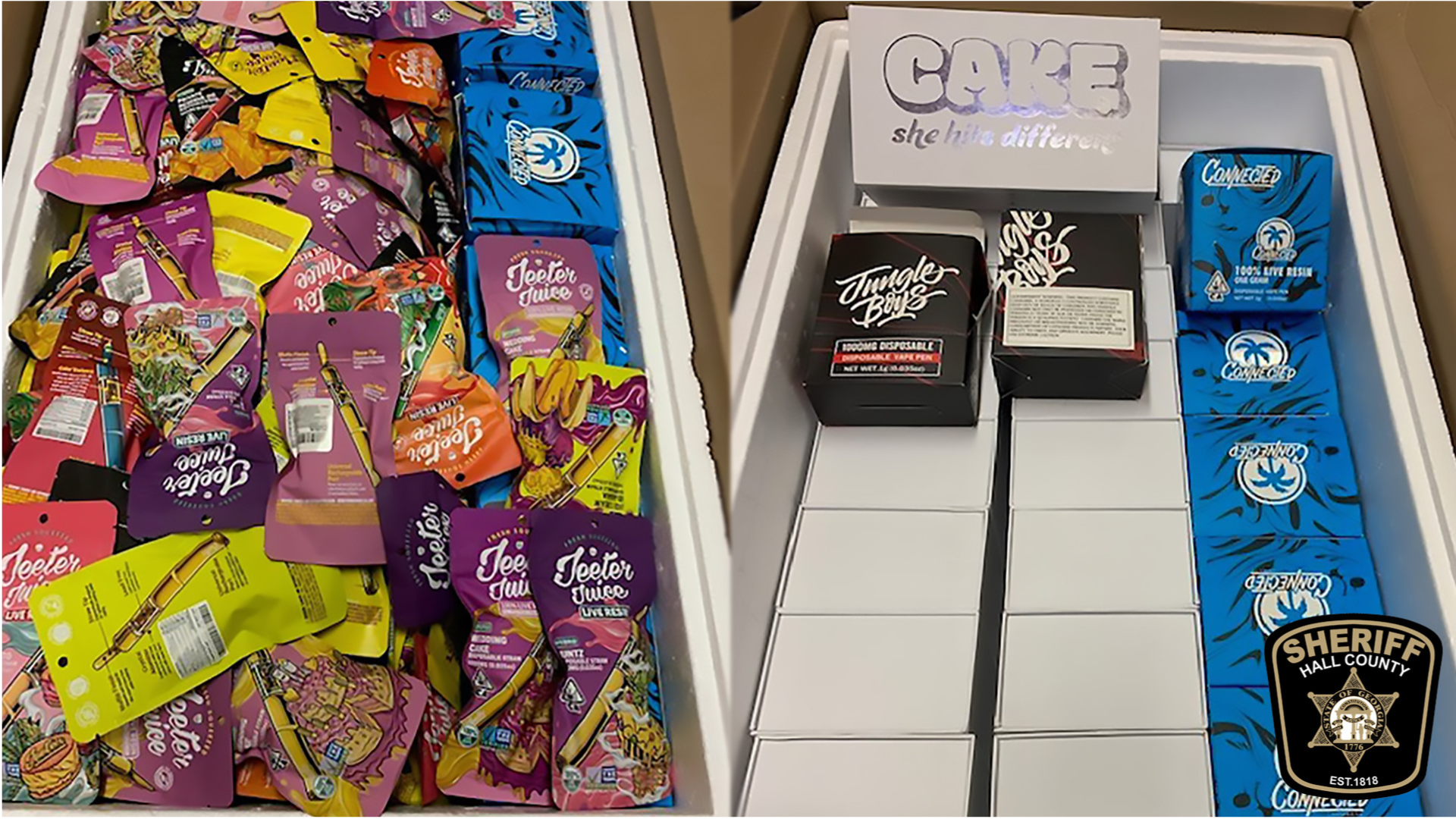 $30K worth of THC vape pens found in Hall County delivery hub – WSB-TV  Channel 2