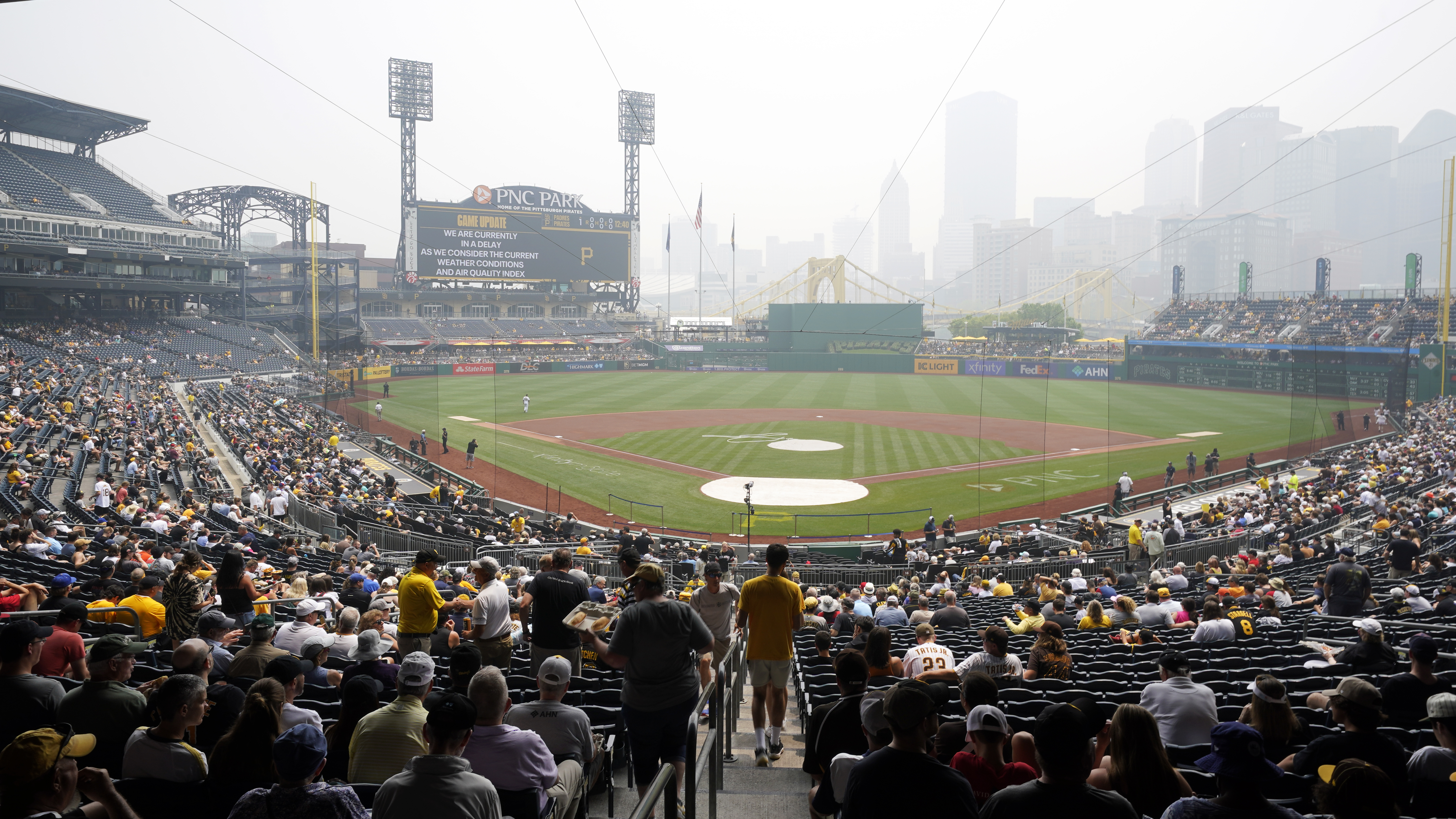 Pittsburgh Pirates delay start of Thursday's game due to air quality – WPXI
