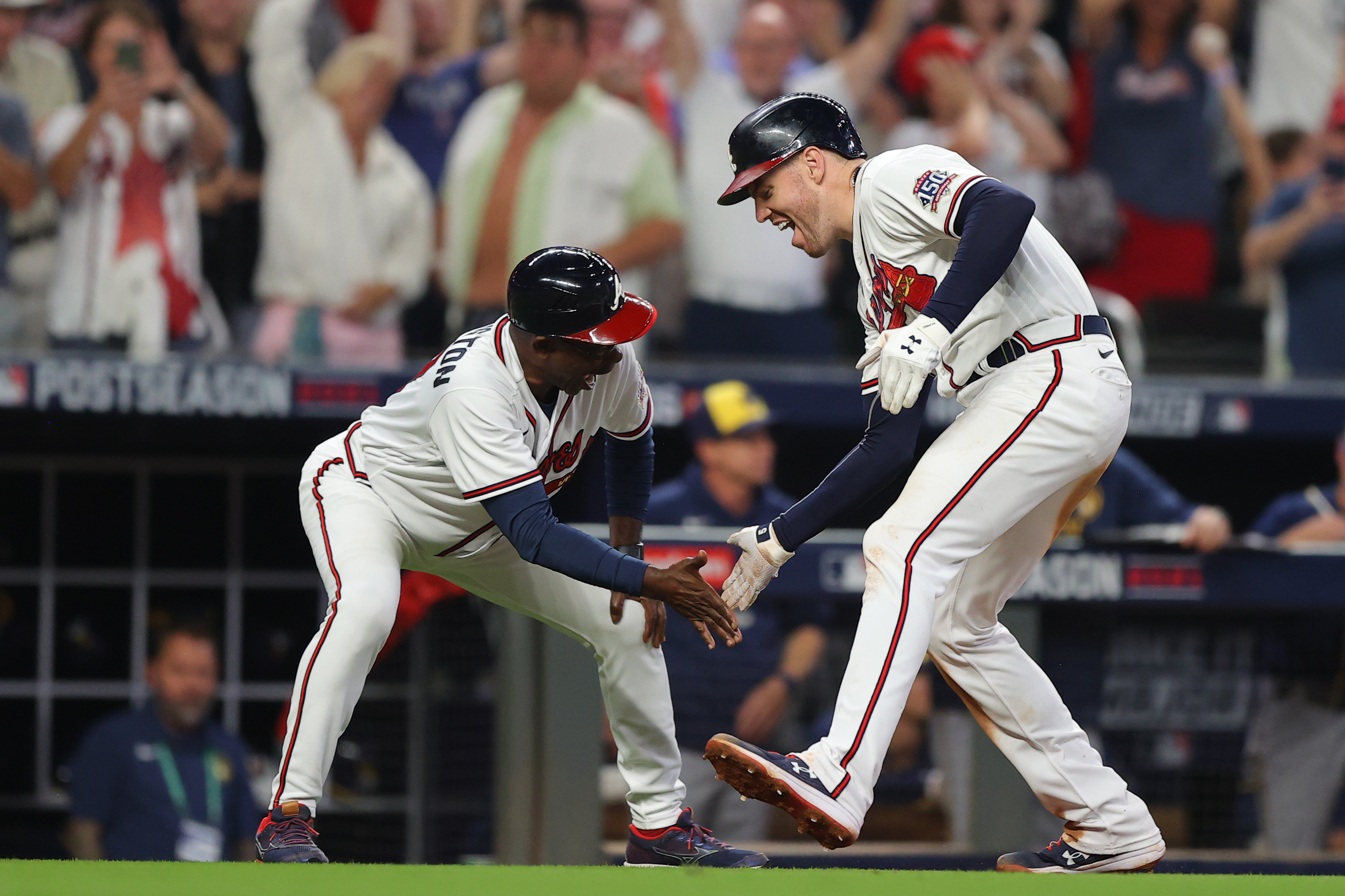 Congrats, Braves!, The Atlanta Braves are the 2021 NLCS™ champs! And we're  here to help you celebrate the big win with officially licensed  championship gear online now
