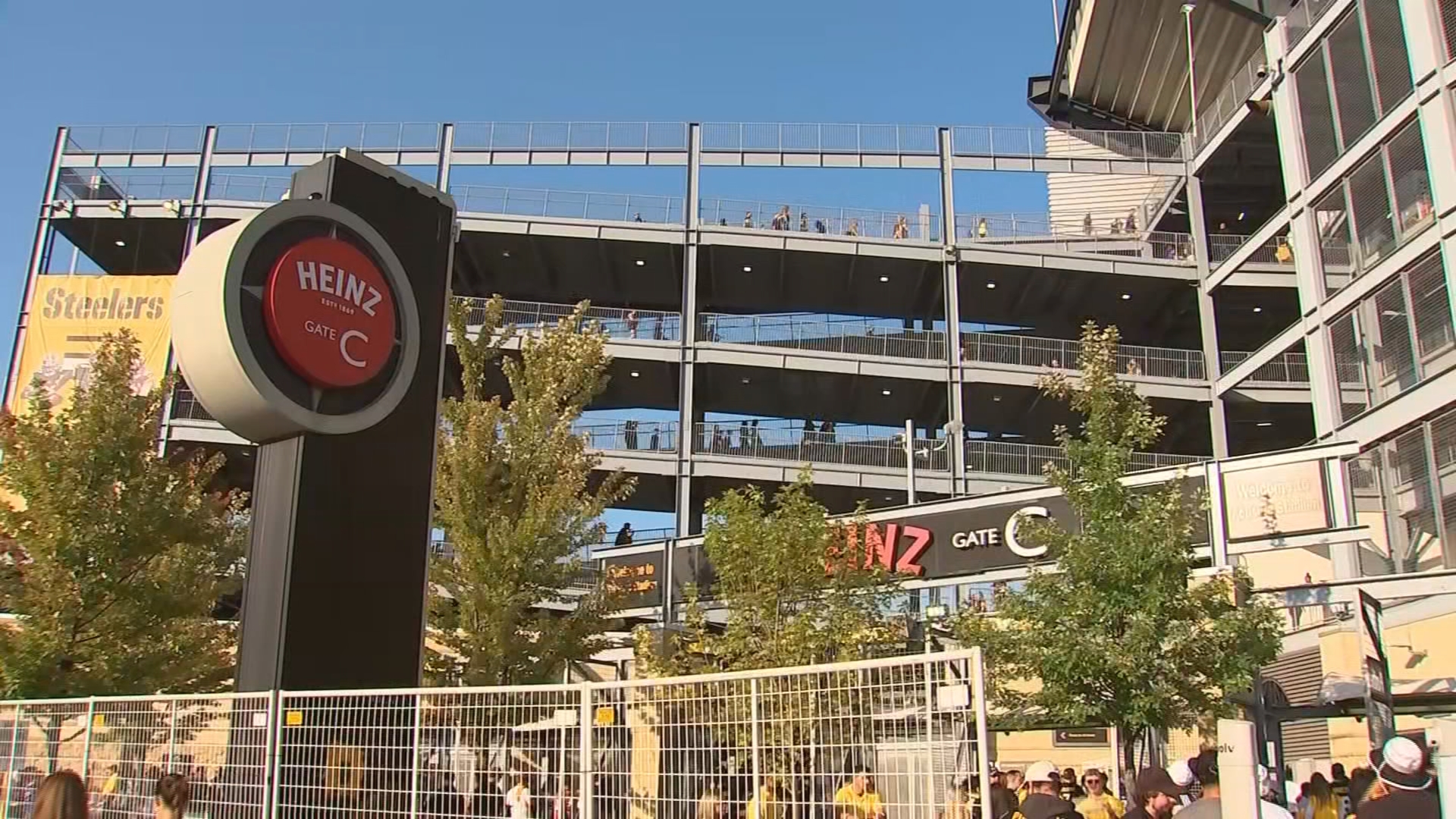 PHOTOS: Fans visit Acrisure Stadium for first Steelers preseason game held  at home – WPXI